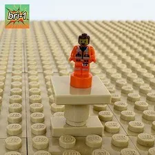 LEGO Movie: Nanofigure Emmet Statuette, 90398pb041, 70839, THE REXCELSIOR, 2019