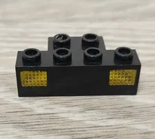 Lego 2928 Black 9V Train Yellow Light Prism Lamp 1 x 4 Holder Assembly