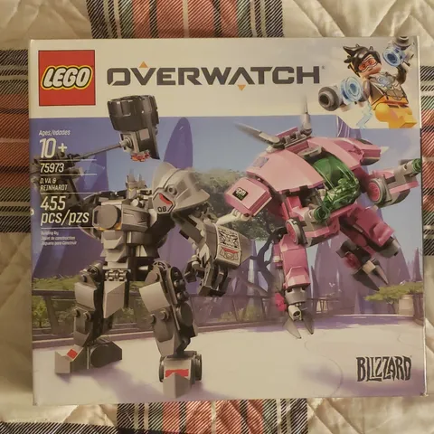 LEGO Overwatch Mechs D.Va & Reinhardt 75973 Complete Set 455 pcs 10+ Box