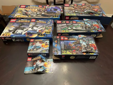 DC Uni Super Heroes with Manuals[no Legos] 76010 76011 76012 76013 6863 6864