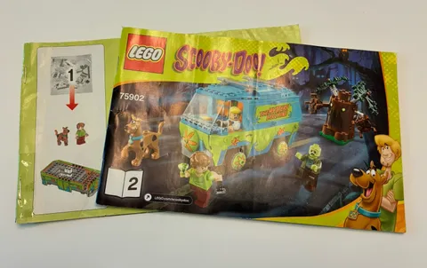 Lego 75902 Scooby Doo Van Instructions, Books 1 & 2