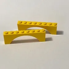 Lego 3308 Yellow Replacement Add-on Pieces Parts Lot of 2
