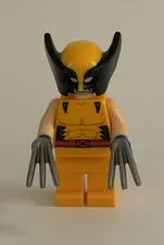 LEGO Marvel Wolverine Minifigure ID sh0805 From Set #76202 Pre-Owned 