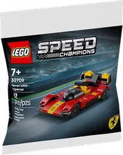 LEGO SPEED CHAMPIONS: Ferrari 499p - Hypercar (30709) 62 Pieces Polybag