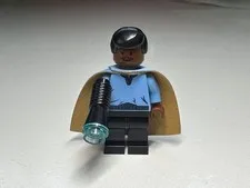 Lego Star Wars Lando Calrissian Minifigure Authentic  10123 (custom cape)