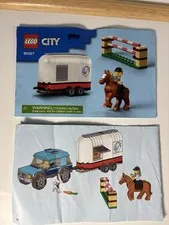 LEGO City 60327 Horse Transporter /Horse Rider / Instructions Only/ 2 Books
