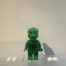 Lego Spider-Man Minifigure - Green Goblin Gold Eyes 4852 4851