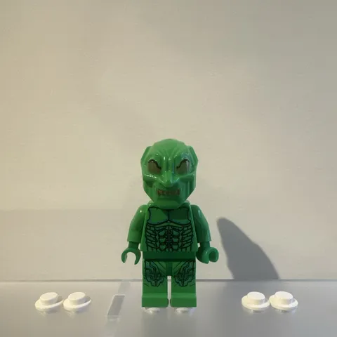 Lego Spider-Man Minifigure - Green Goblin Gold Eyes 4852 4851