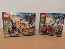 LEGO Castle Fantasy Era The Final Joust 7009 and Crossbow Attack 7090 Complete