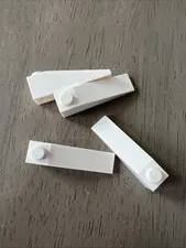 LEGO 60477 White Slope 18 4 x 1 - 4 Pieces