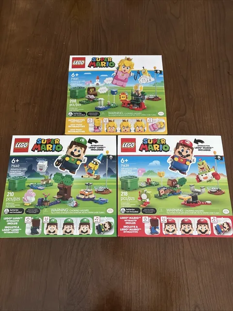 Super Mario Lego Interactive 71440, 71441, 71434, Brand New Sealed