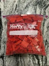 LEGO LOT RED BRICK  BLOCK VARIETY BUILDING PIECES