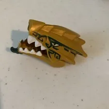 LEGO Pearl Gold Dragon Head (40934pb01 & 40933pb01) set 70666  Ninjago