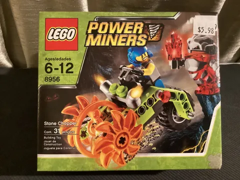 Lego Power Miners Stone Chopper 8956 Meltrox Red Crystal 2009 