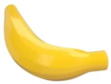 Lego New MONKEY Minifigure BANANA Yellow Food Fruit Part 28-4