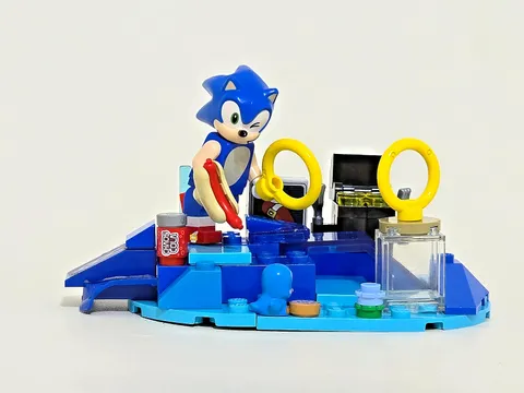 Lego Minifigure Sonic the Hedgehog son001