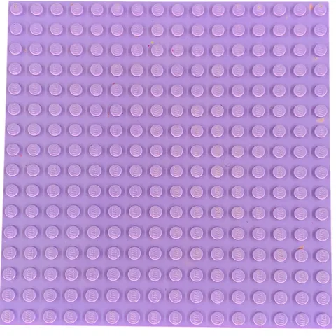 LEGO 16 x 16 Baseplate Brick Tile Bulk Purple Building Blocks Lavender
