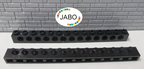 (J15/1/6) LEGO Technic 2 x 32018 perforated beam 1x14 black