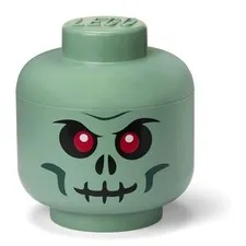 NWT Lego Green Skeleton Zombie Storage Head Small