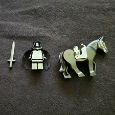 LEGO Lord of the Rings Nazgul/Ringwraith with Nazgul Horse and Weapon