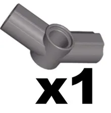 Lego Dark Gray (old) TECHNIC Axle Pin Connector Angled #4 Qty 1 Part 32192 T1