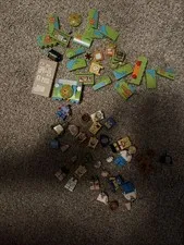 Lego SpongeBob And Scooby Doo Minifig Pieces And Sticker Pieces Lot VERY RARE