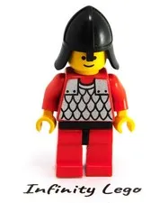 LEGO 1990 Vintage Knight with Scale Minifigure Castle Knight's Stronghold 6059