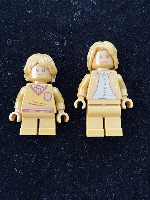 LEGO Harry Potter 20th Anniversary Pearl Gold Minifigure Lot - Snape & Ron