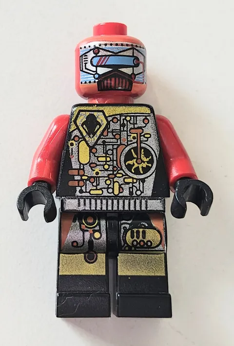 LEGO UFO Droid Minifigure Red (Techdroid 2) Space Release Date 1997-1998 C0270
