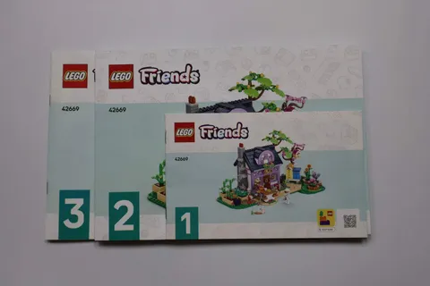 LEGO® Friends 42669 Beekeepers' House and Flower Garden Instruction Manuals Only
