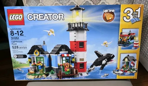 2016 LEGO CREATOR: Lighthouse Point (31051) Factory Sealed 3 in 1 - Retired