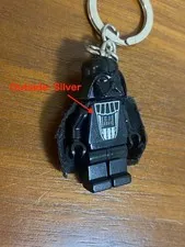 Lego System Misprint Darth Vader Keychain Minifigure Retired from Japan