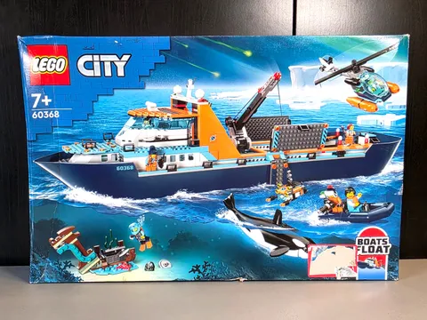 Lego City Arctic Explorer Ship, 60368, Age 7+, 815 pcs, New & Sealed
