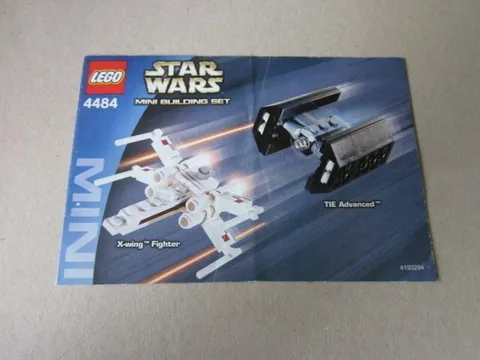 Lego Speed Star Wars Instructions Instruction 4484 Advanced X Wing Fighter  