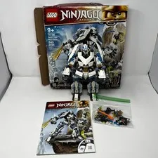 LEGO Ninjago Legacy 71738 Zane's Titan Mech Battle Set Box & Manual 99% Complete