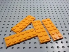LEGO Lot of 4 Orange 2x6 Plates AY