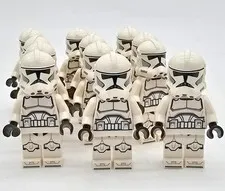 12 Lego StormTroopers Lot No Stands Or Blasters - Storm Troopers Star Wars