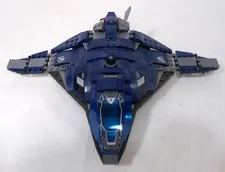 LEGO Marvel 76051 Super Hero Airport Battle Set Quinjet Build Incomplete