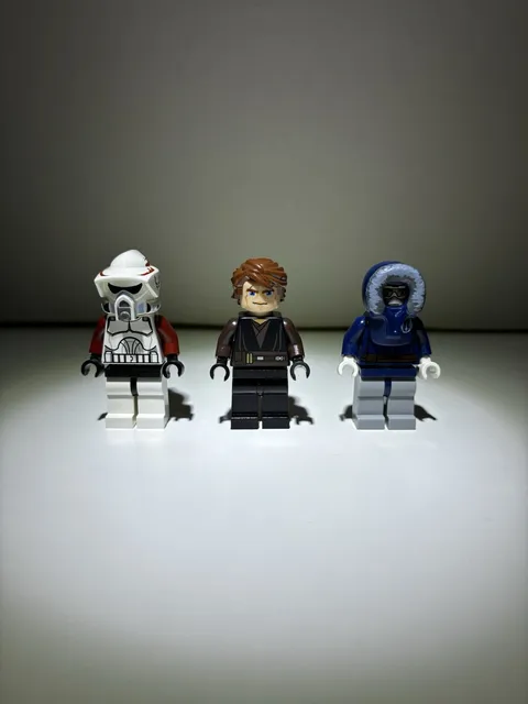 Lego Star Wars Lot SW0317 Anakin SW0378 ARF Clone Trooper SW0263 Hoth Anakin
