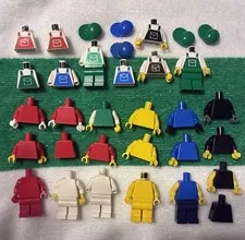 LEGO Vintage Mostly Generic Minifigures Torsos Overalls Plain No Printing Legs