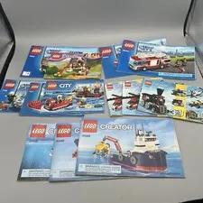 Lego City Original Instructions Manual Lot Of 16 Manuals & Catalogs