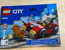 Lego City 60242 *INSTRUCTION MANUAL ONLY* Police Highway Arrest Book #2 Only