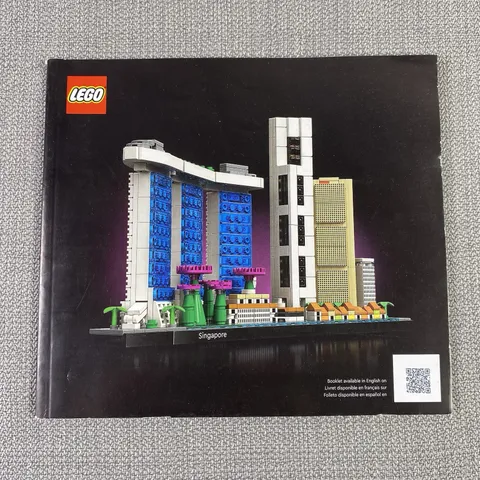 New Lego 21057 Singapore Architecture Instruction Manual Only No Bricks