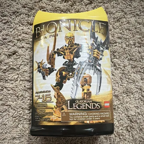 LEGO BIONICLE Glatorian Legends Mata Nui 8989 52pc Foil Pack 2009