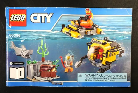 Lego CITY INSTRUCTION GUIDE Manual 60096 Book 1