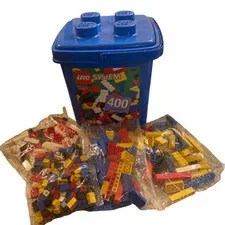 Rare Vintage 1987 LEGO 1867 Basic Building Set New Open Bucket Sealed Legos