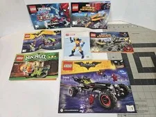 LEGO Instruction Manuals Lot Batman 70905 70906 Spider-Man 76113 Ninjago