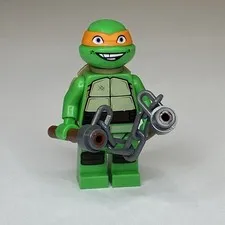 Lego Teenage Mutant Ninja Turtles Michelangelo Minifigure TMNT 79100