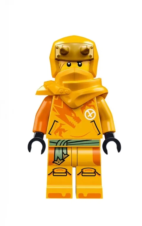 LEGO Ninjago Dragons Rising Arin Yellow Ninja Minifigure + WEAPONS 71810 njo822