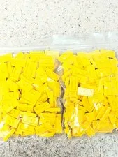 Lot Of 200 NEW Lego 3794b Yellow Plates 1x2 Modified 1 Stud With Groove